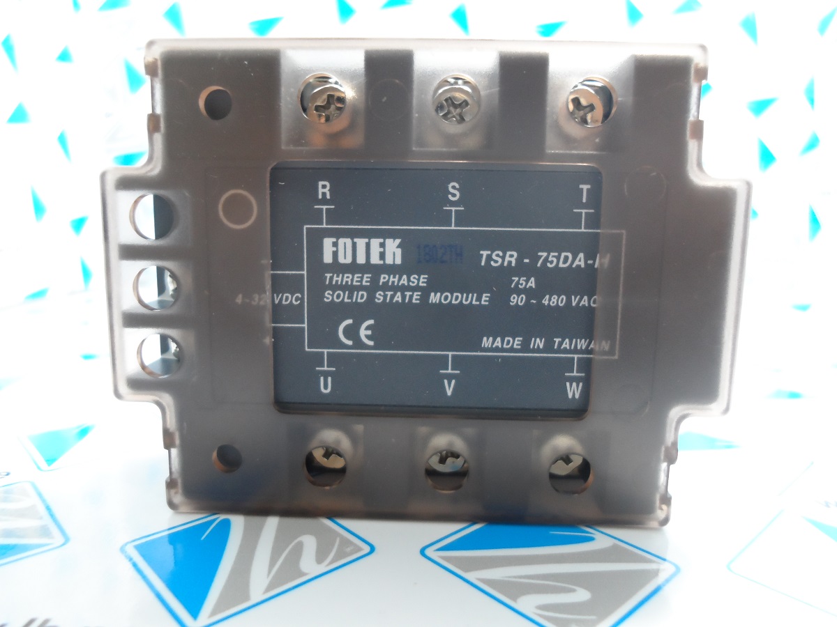 TSR-75DA-H     Relay Stado Solido 75 A, input voltage: 4- 32 V DC